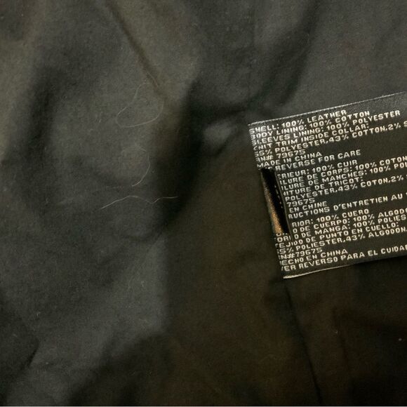 MICHAEL Michael Kors Leather Moto Jacket Front Zip Leather Jacket - Picture 13 of 15